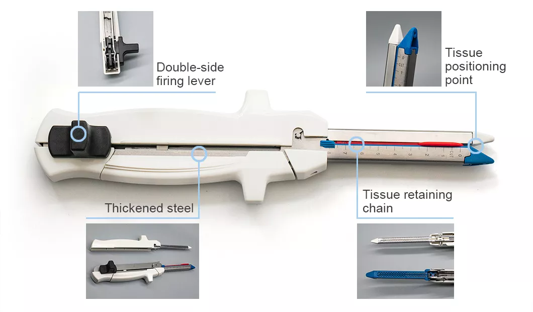 Medical Staplers Machine Disposable Linear Cutter Stapler for Open Surgery