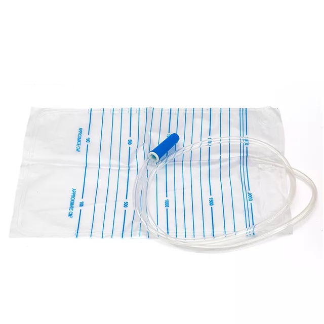 Disposable Urine Drainage Bag 1000ml 1500ml 2000ml Adult Urine Collection Bag