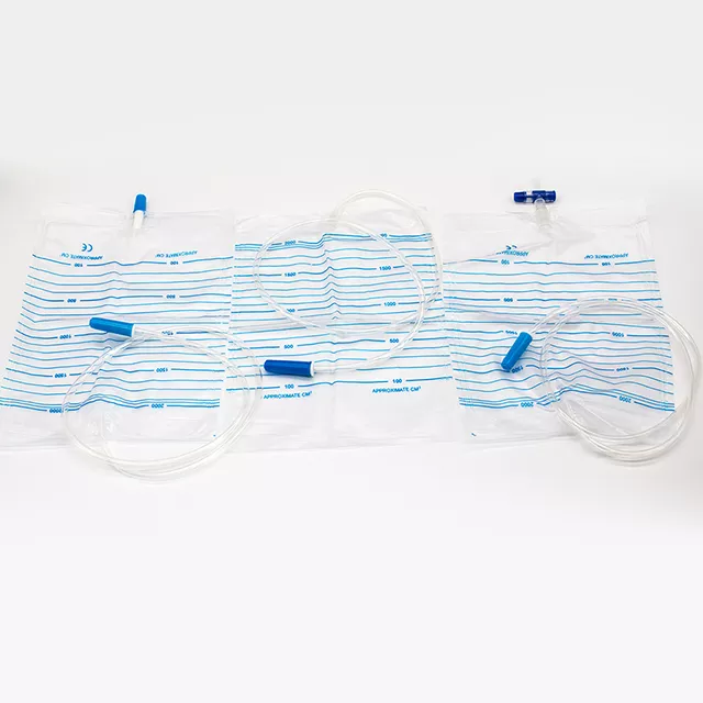 Disposable Urine Drainage Bag 1000ml 1500ml 2000ml Adult Urine Collection Bag