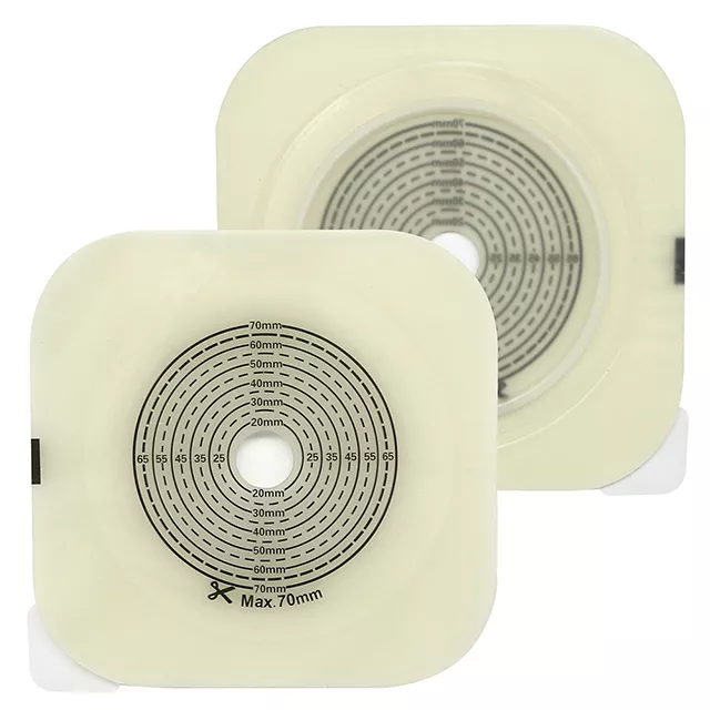 Medical Anti-backflow Urostomy Pouches Two Piece Urostomy Bags