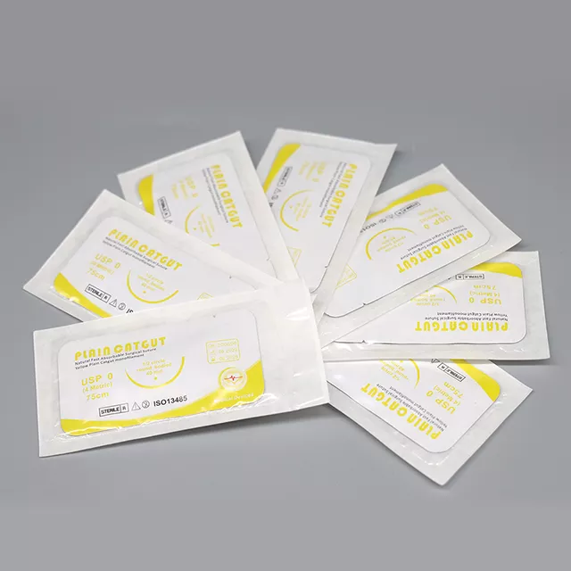 Surgical Absorbable Polyglycolic Acid PGA Suture with Needle