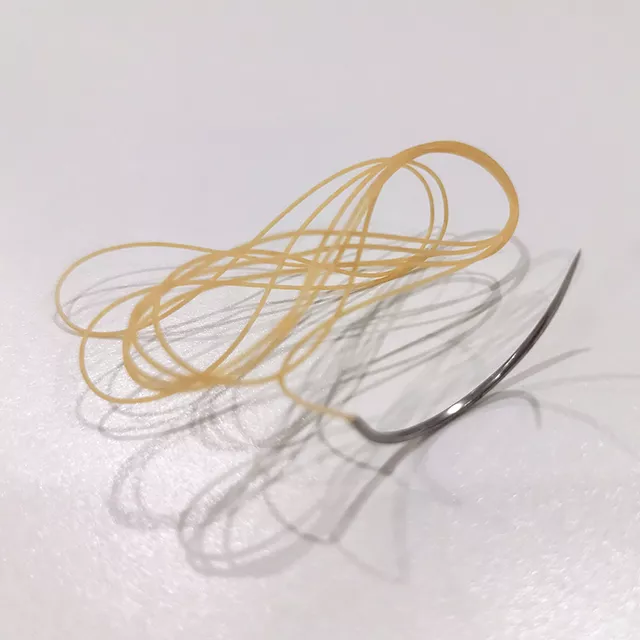 Surgical Absorbable Polyglycolic Acid PGA Suture with Needle