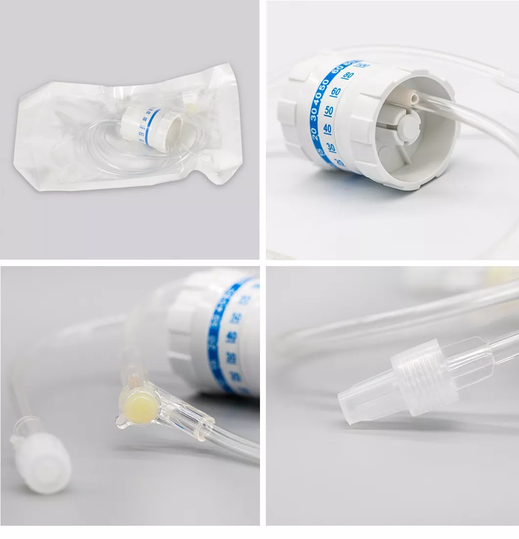 Medical Sterile Double Channel IV Dial Flow Regulator with Extension Tube