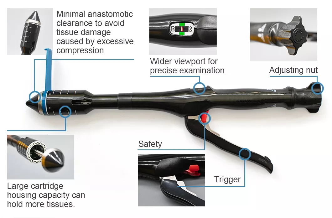 High Quality Medical Disposable TST Hemorrhoids Stapler